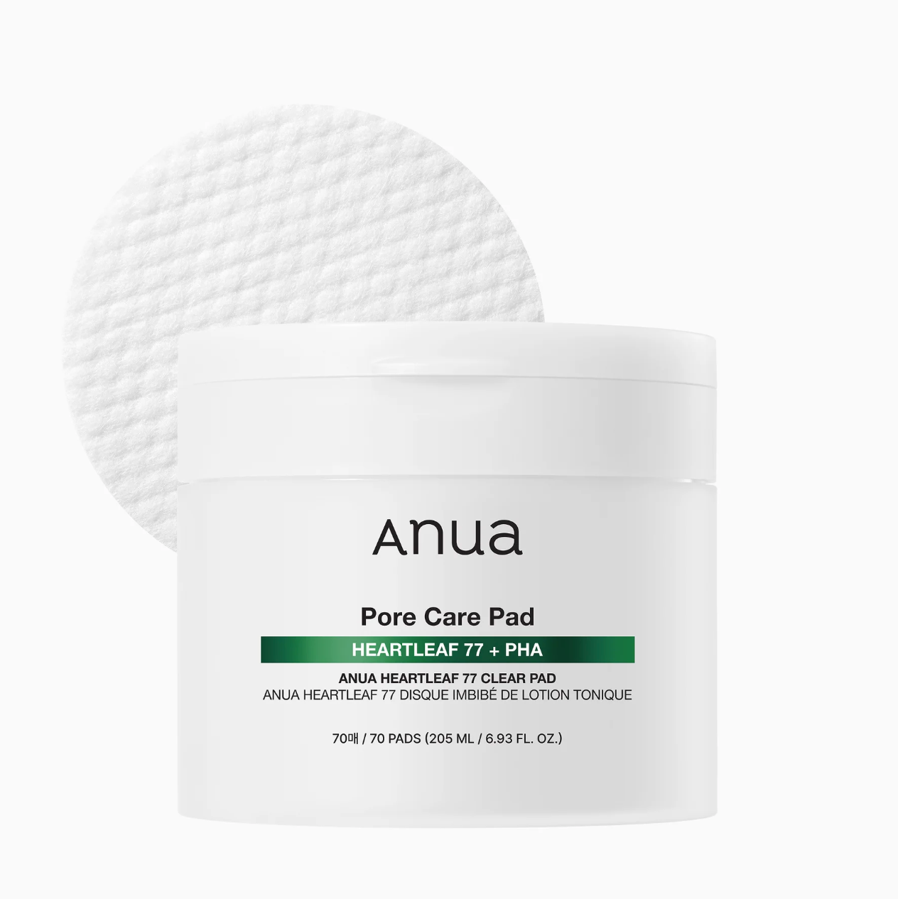 ANUA Heartleaf 77% Clear Pad - Almohadillas Tonificantes 70pzs