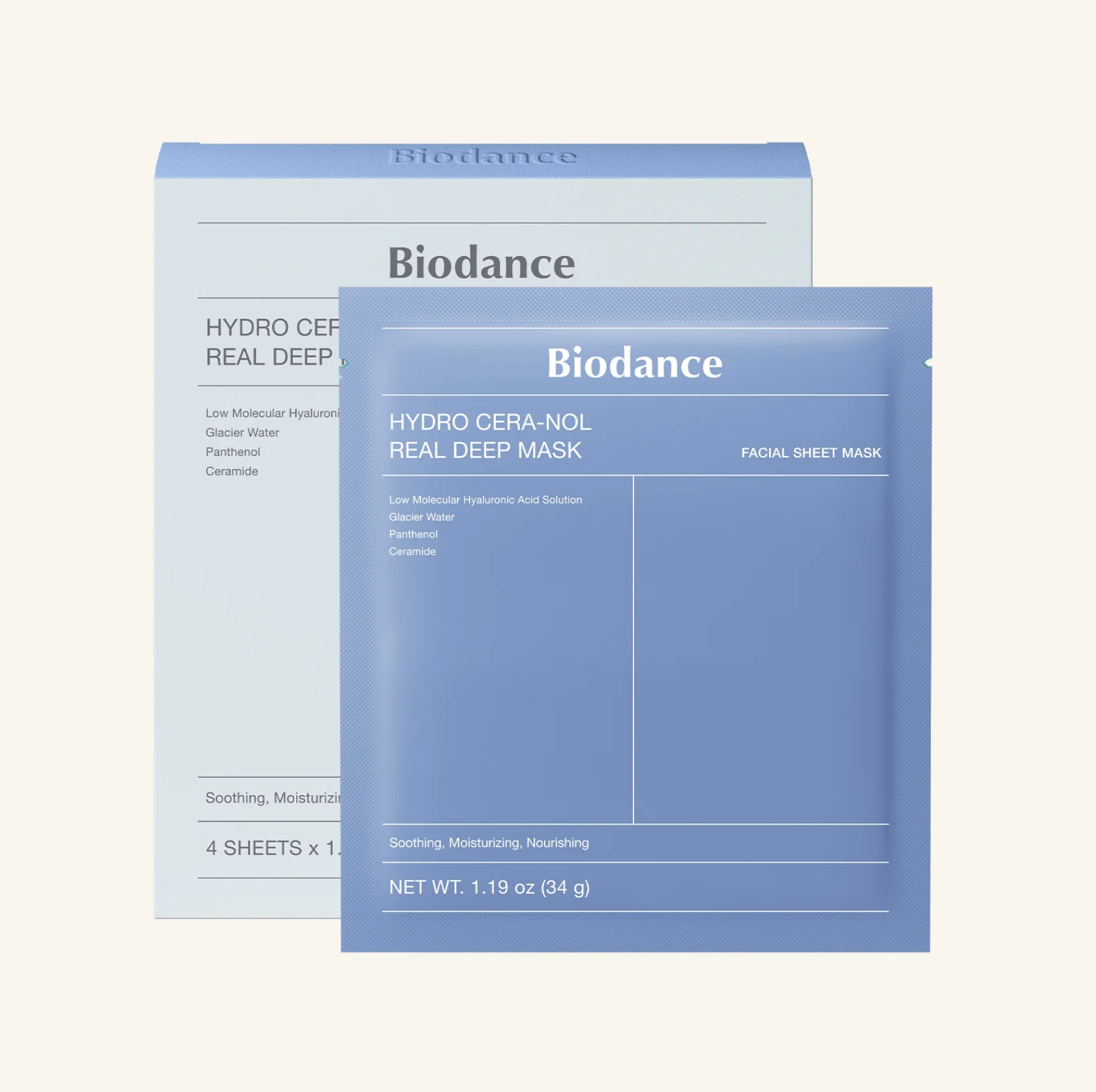 Hydro Cera-nol Real Deep Mask (4 unit)
